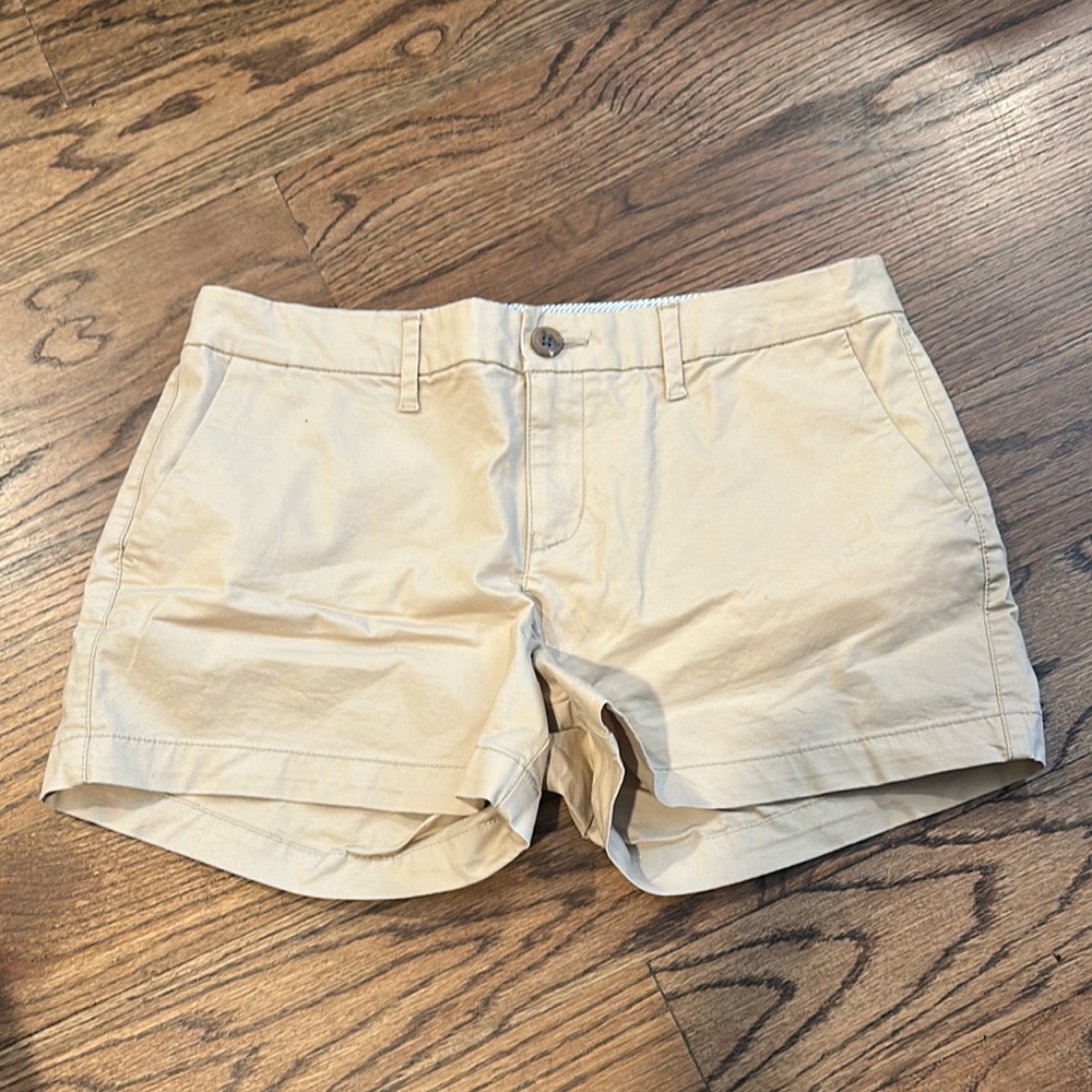 Old Navy Tan Cargo Shorts with Cuffed Hems